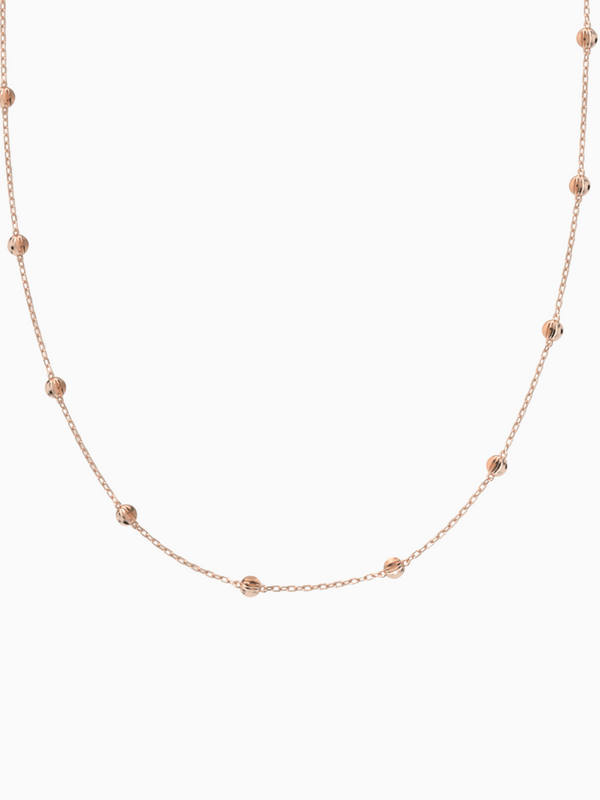 Miley Ball Chain - Rose Gold Plated