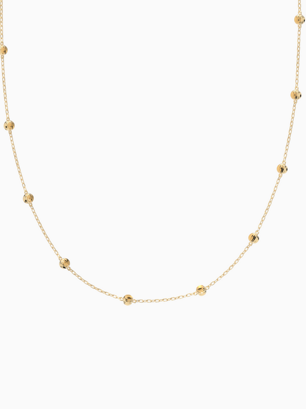 Miley Ball Chain - Yellow Gold Plated