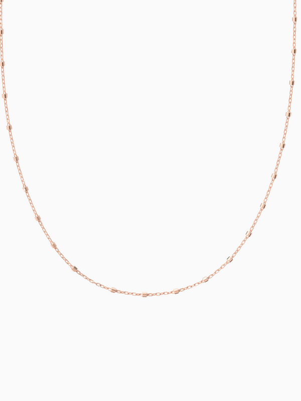 Mira Ball Chain - Rose Gold Plated