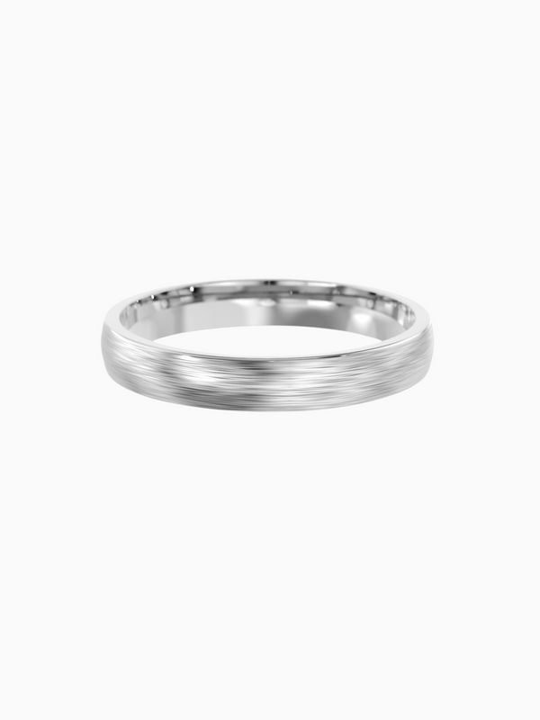 Plain / Engraved Matte Ring - Hers