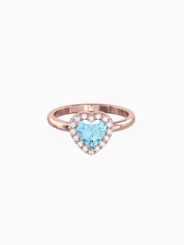 Leanne Ring (Topaz) - Rose Gold Plated
