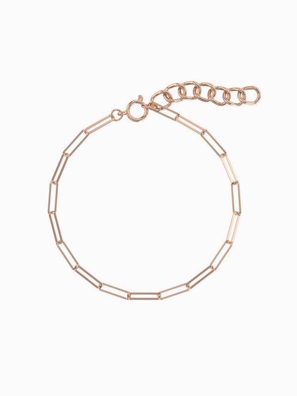 Mae Link Bracelet - Rose Gold Plated