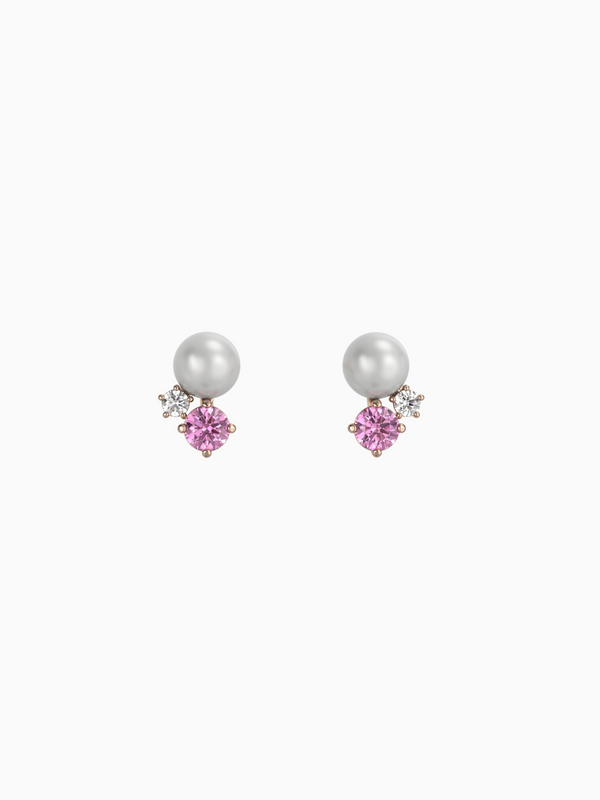 Ashlyn Earrings - 10K Rose Gold