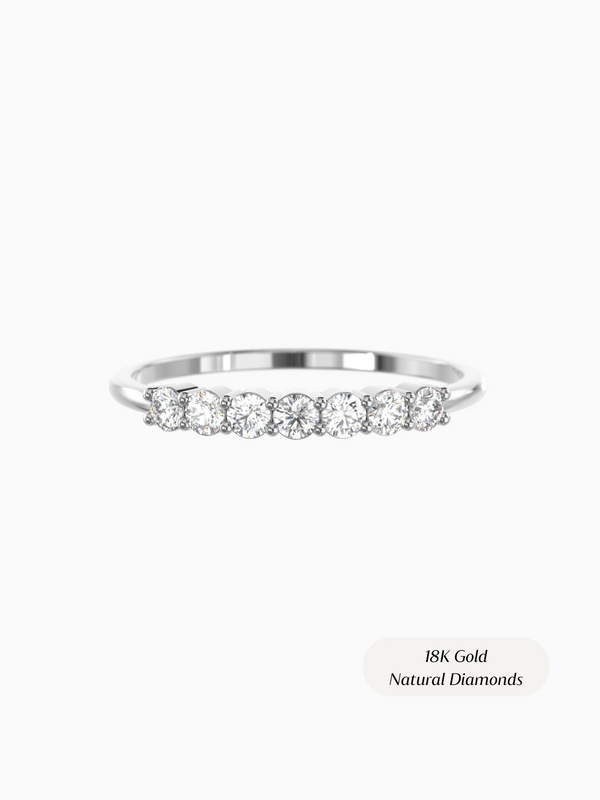 Blair Ring (Diamonds) - 18K White Gold