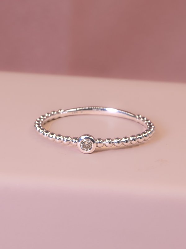 Roselle Bezel Diamond Ring