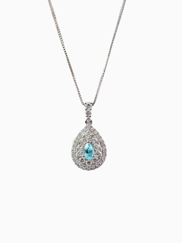 0.162 ct Paraiba Necklace (AGL Certificate UBE4337)