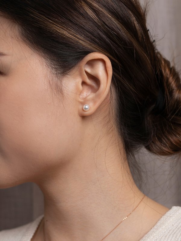 Freshwater Pearl (5.5- 6.5mm) Earrings Studs