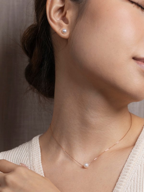 Freshwater Pearl (5.5- 6.5mm) Earrings Studs