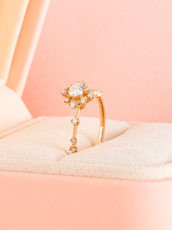 Evelyn Ring - 18K Rose Gold