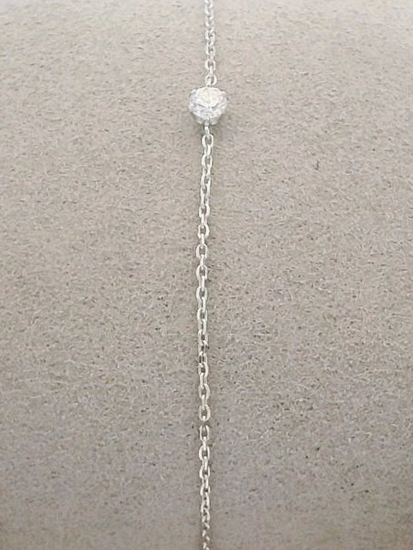 0.11ct Diamond Bracelet - 18K White Gold