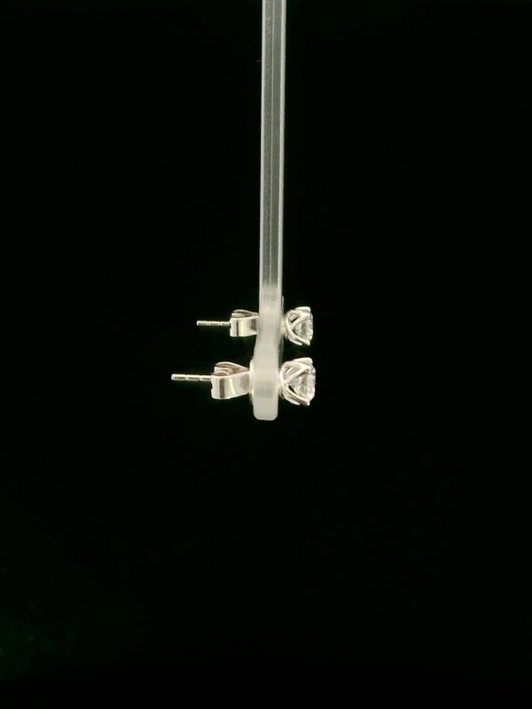 Lab Grown Diamond Earrings - 0.7 CT / 1.4 CT (4 Prongs & Tulip)