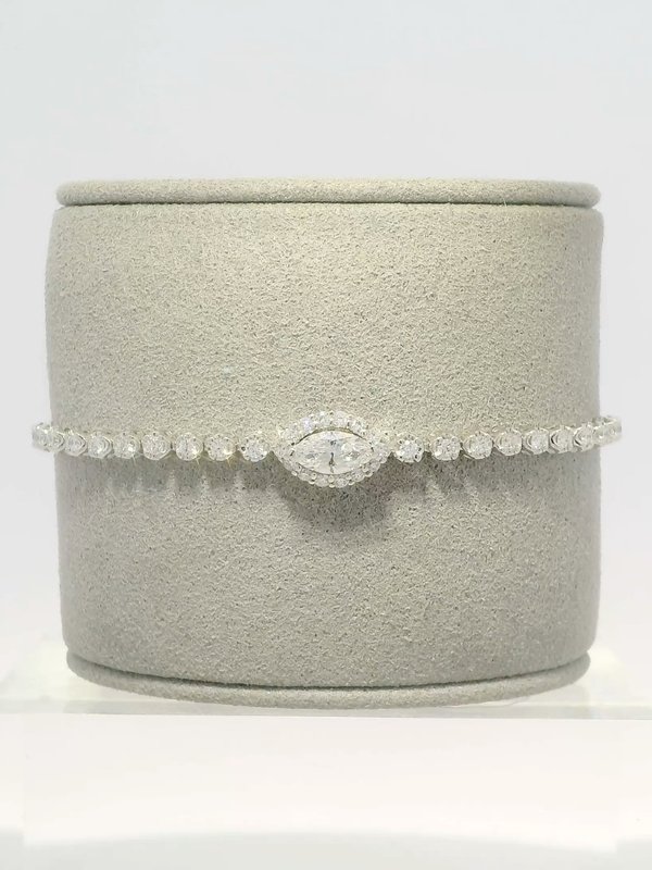 Lab Grown Diamond Bracelet (Marquise)