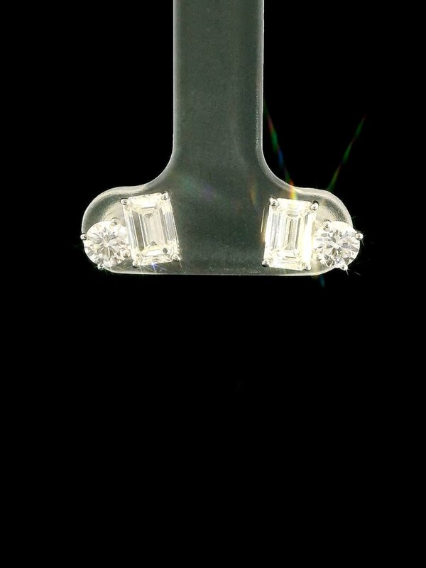 Lab Grown Diamond Earrings - Toi Et Moi