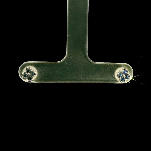 0.32ct Blue Sapphire Earrings