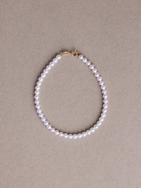 Sara Freshwater Pearl - 18K Yellow Gold Bracelet
