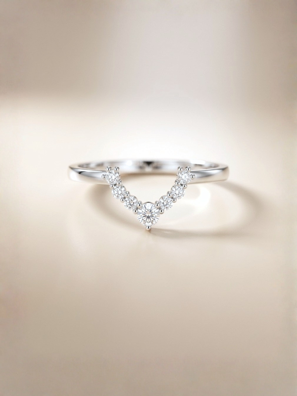 Yana Ring (Zirconia) - Rhodium Plated