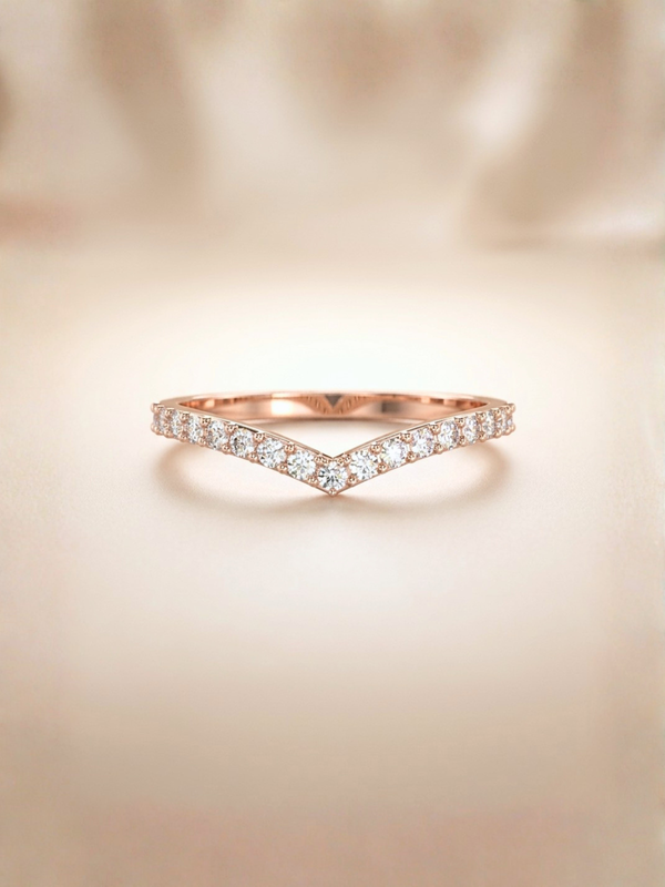 Yiru Ring (Zirconia) - Rose Gold Plated