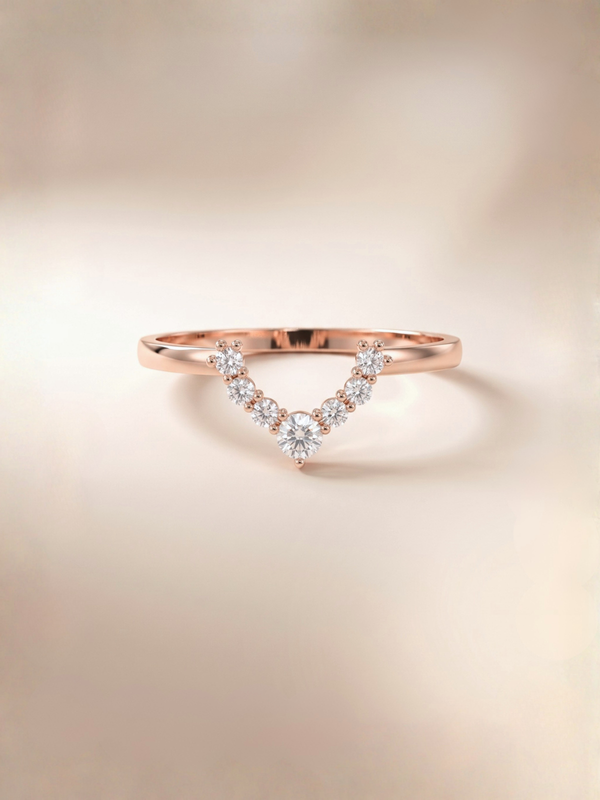 Yana Ring (Zirconia) - Rose Gold Plated